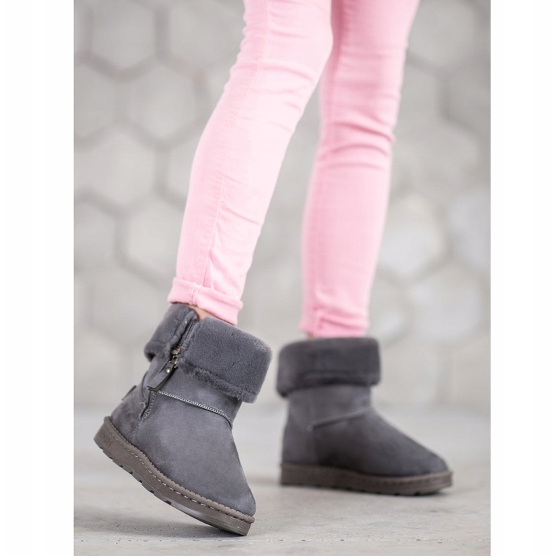 Bona Mukluki With Roll Up Shank grey 2