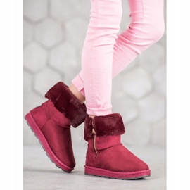 Bona Mukluki With Roll Up Shank red multicolored 1