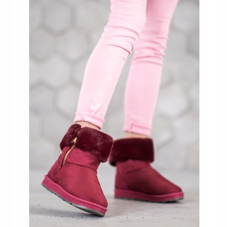 Bona Mukluki With Roll Up Shank red multicolored 2