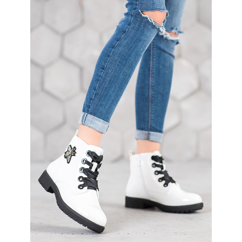 Sergio Leone Boots With Application white 1