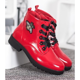 Sergio Leone Boots With Application red 2