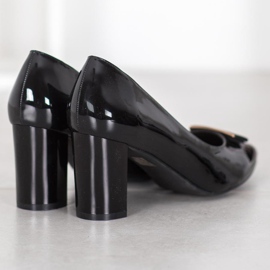 Sergio Leone Elegant Pumps On A Pillar black 1