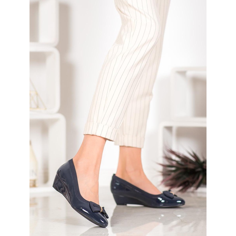 Sergio Leone Elegant Ballerina On Wedge blue 2