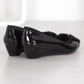 Sergio Leone Elegant Ballerina On Wedge black 1