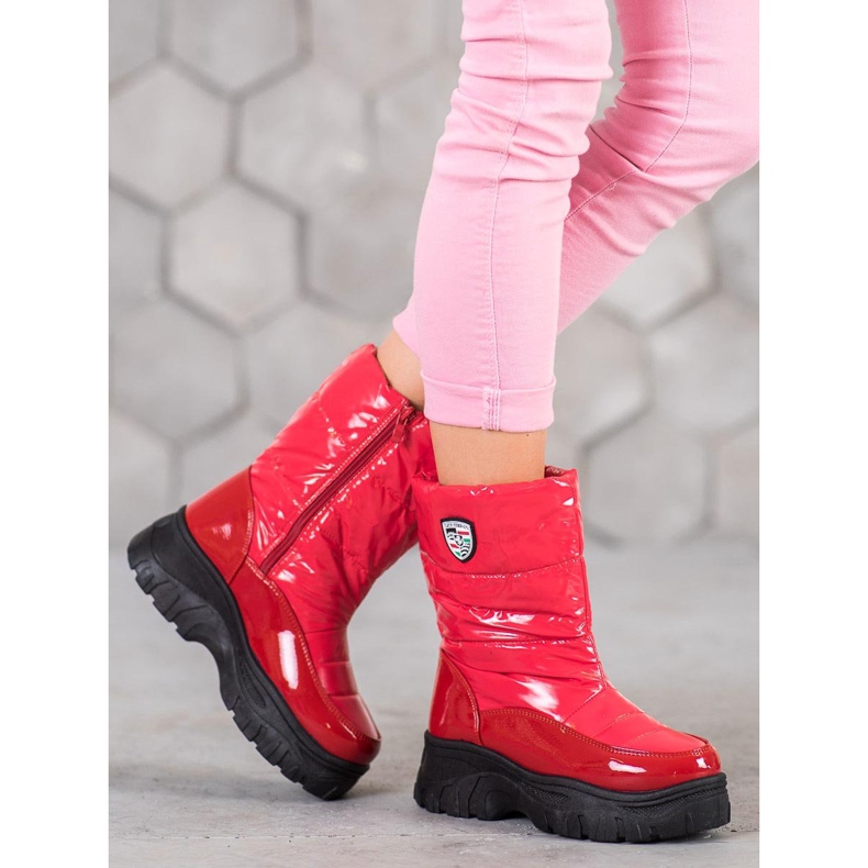 SHELOVET Warm winter boots red 1