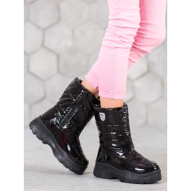 SHELOVET Warm winter boots black 1