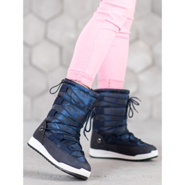 Small Swan Moro snow boots blue 1