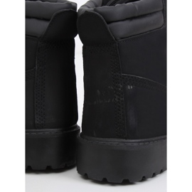 Black women's timber boots W-3033 Black II Type 1