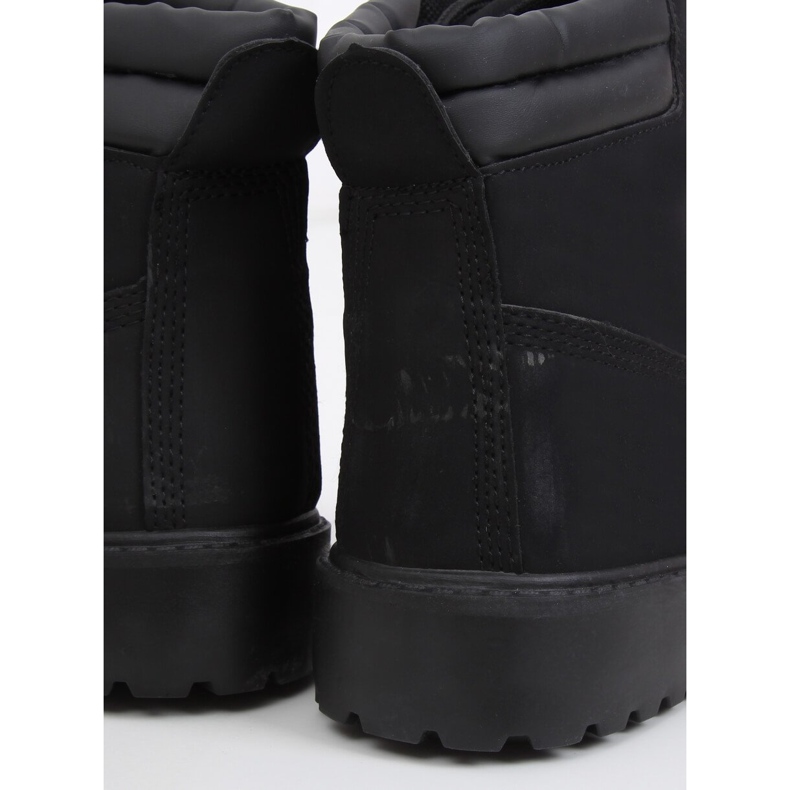 Black women's timber boots W-3033 Black II Type 1