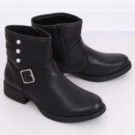 Black military boots ZW08 Black 1