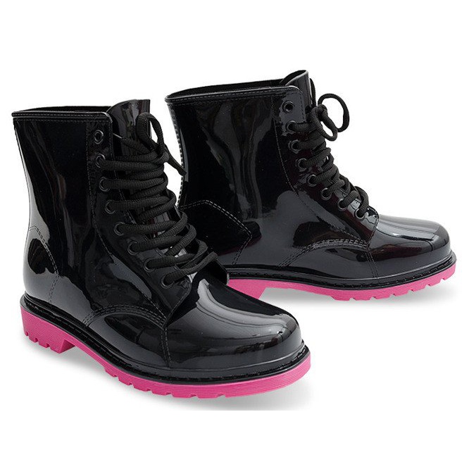 Galoshes Glany Trapery Mdx BLACK / PINK 1