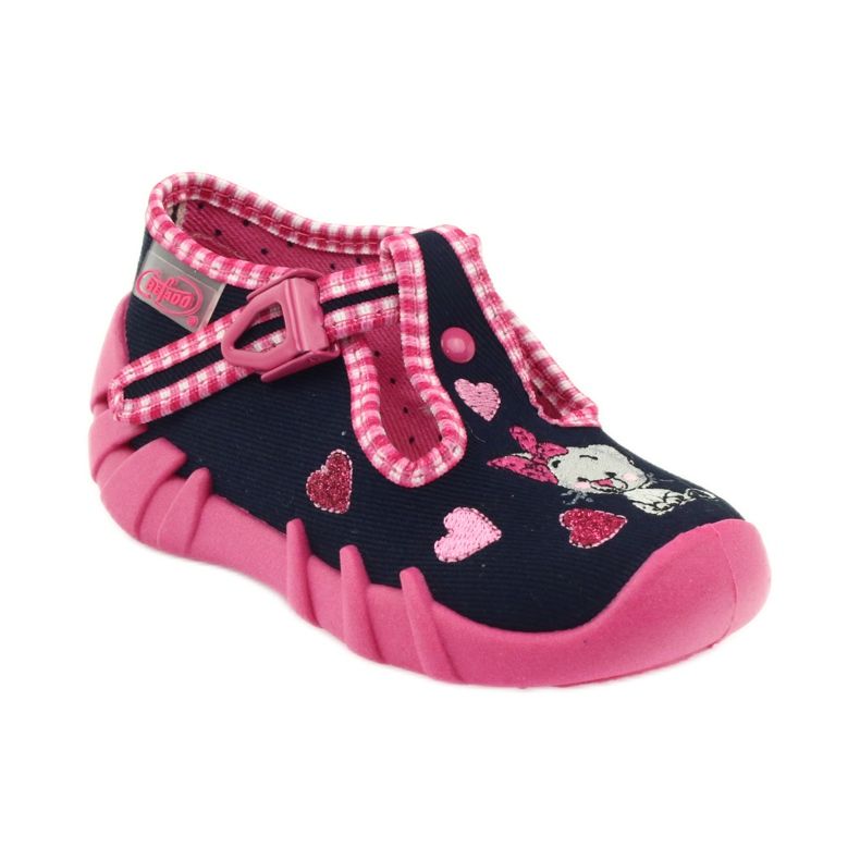 Befado children's shoes 110P330 pink navy blue 2 Befado children's shoes 110P330 pink navy blue 2