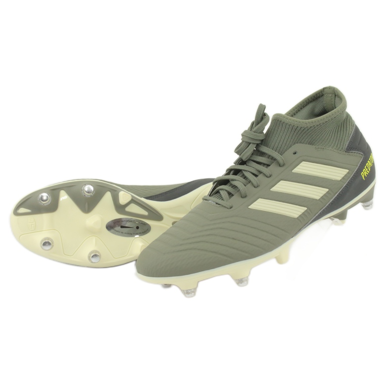 Adidas Predator 19.3 Sg M EG2830 football boots green 4