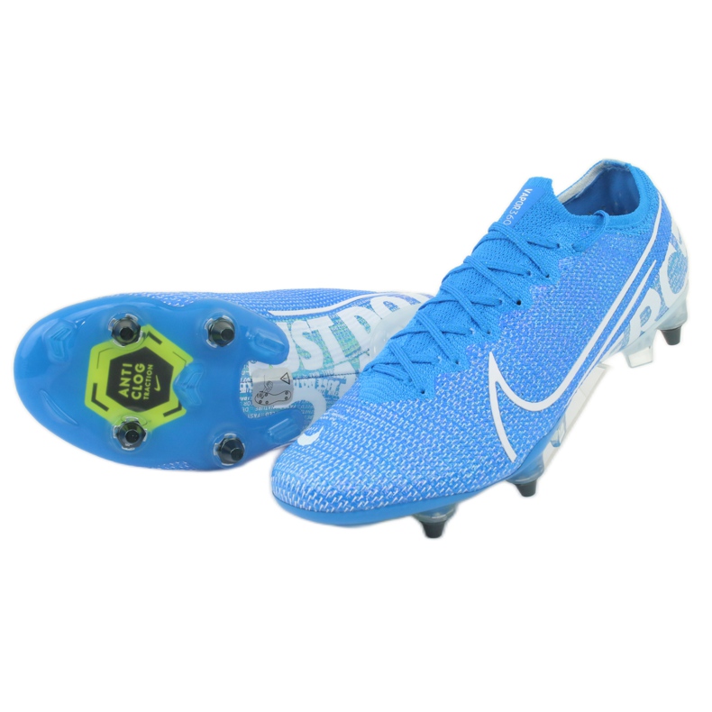 Nike Mercurial Vapor 13 Elite SG-Pro Ac M AT7899 414 soccer shoes blue 5