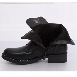 Black military boots NC851 Black 2