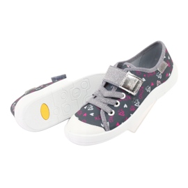 Befado children's sneakers 251Y138 white pink grey 5