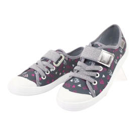 Befado children's sneakers 251Y138 white pink grey 3
