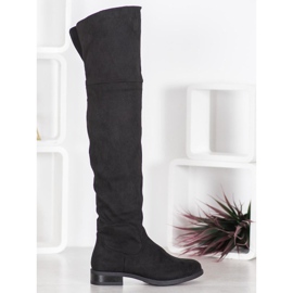 SHELOVET Stylish Over The Knee Boots black 1 SHELOVET Stylish Over The Knee Boots black 1