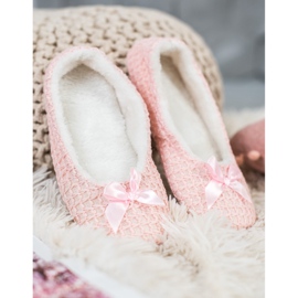 VINCEZA slip-on slippers pink 2