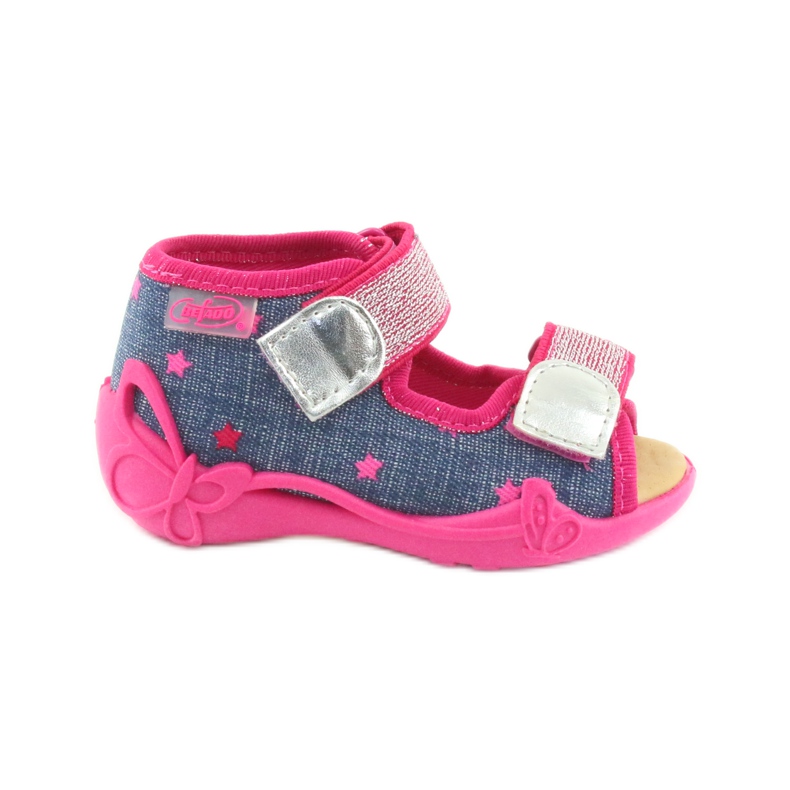 Befado children's shoes 242P084 pink navy blue 1