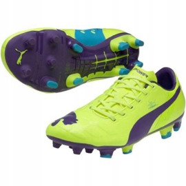 Football boots Puma Evo Power 2 Fg M 102945 04 yellow yellow 1 Football boots Puma Evo Power 2 Fg M 102945 04 yellow yellow 1