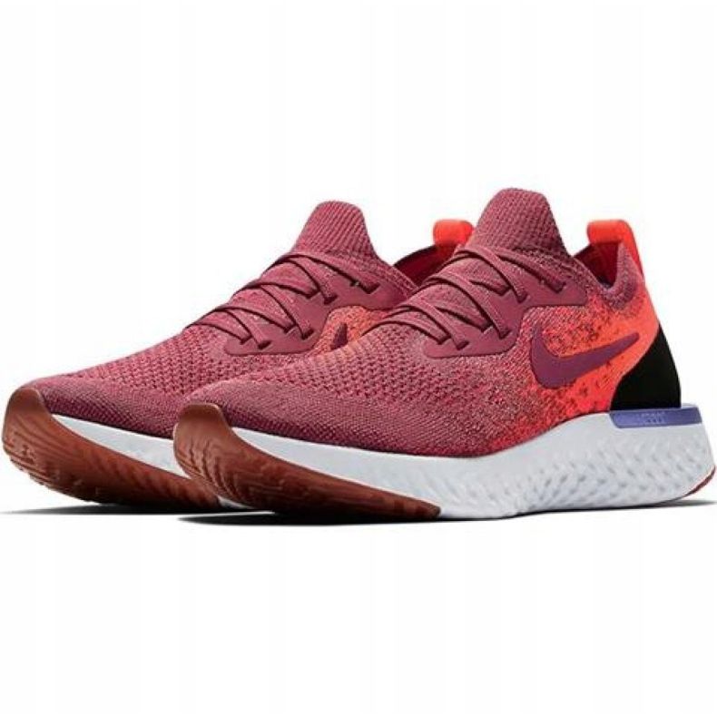 Nike Epic React Flyknit W AQ0070 601 running shoes red 1