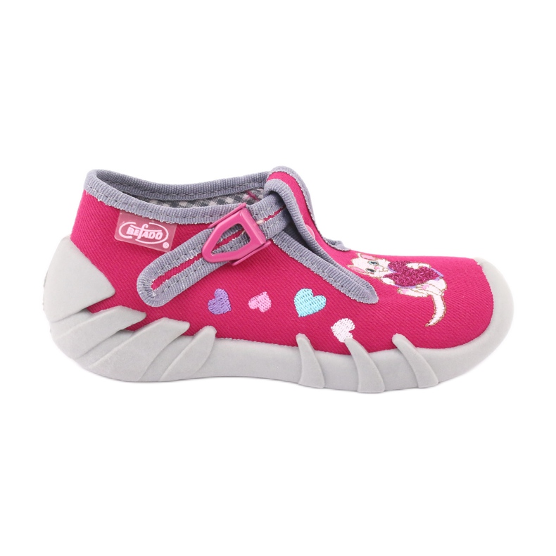 Befado children's shoes 110P335 pink grey 1