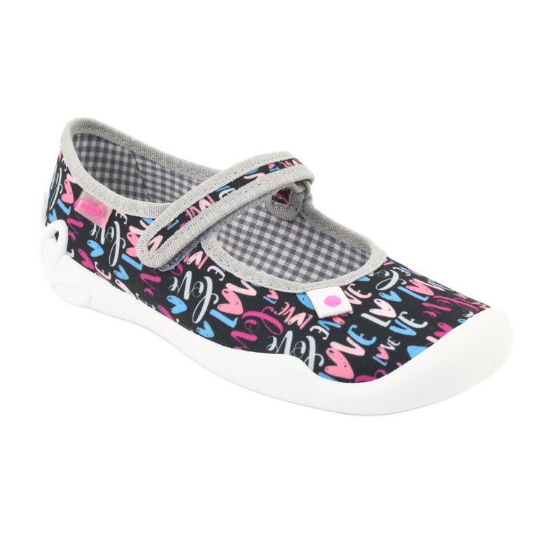 Befado children's shoes 114Y373 navy blue pink multicolored 1 Befado children's shoes 114Y373 navy blue pink multicolored 1