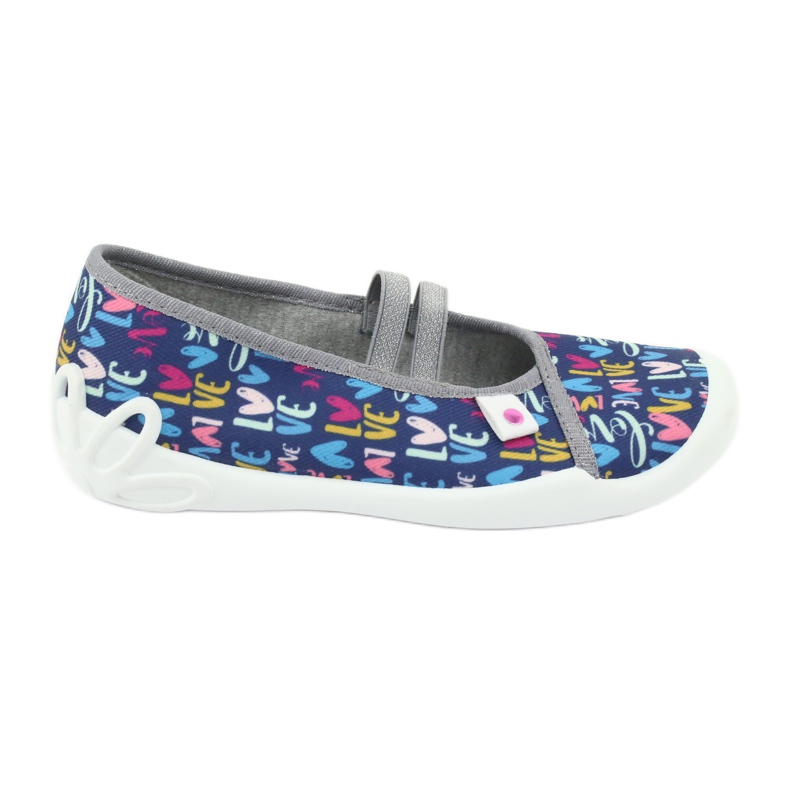 Befado children's shoes 116Y260 navy blue pink multicolored 1 Befado children's shoes 116Y260 navy blue pink multicolored 1