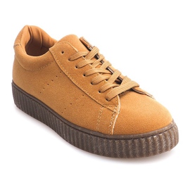 Creepers Boots On The T5020 Camel Platform brown 1