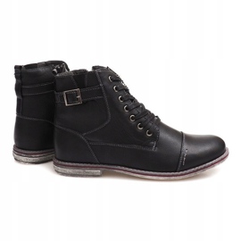 High Warm Boots Tied 85787 Black 1
