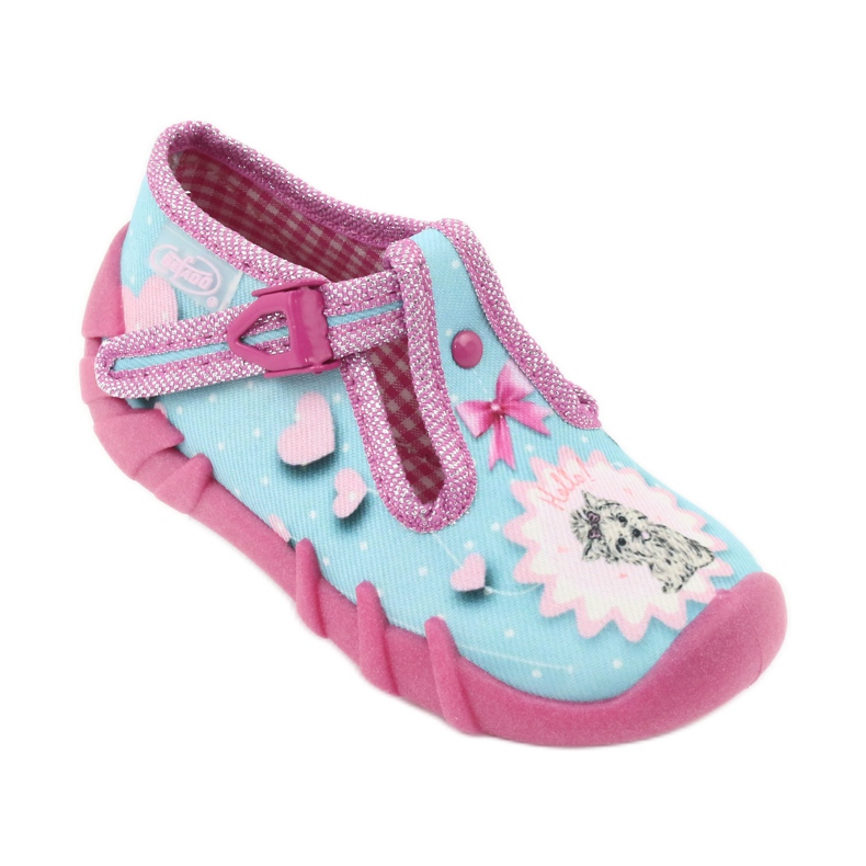Befado children's shoes 110P358 blue pink 2