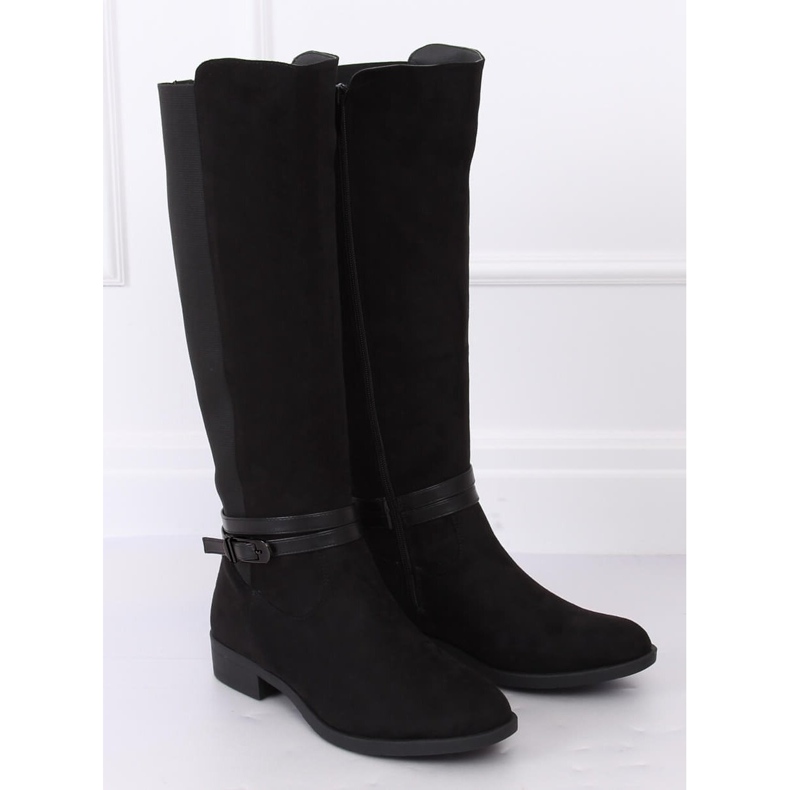 Black boots for women NC709 Black 2