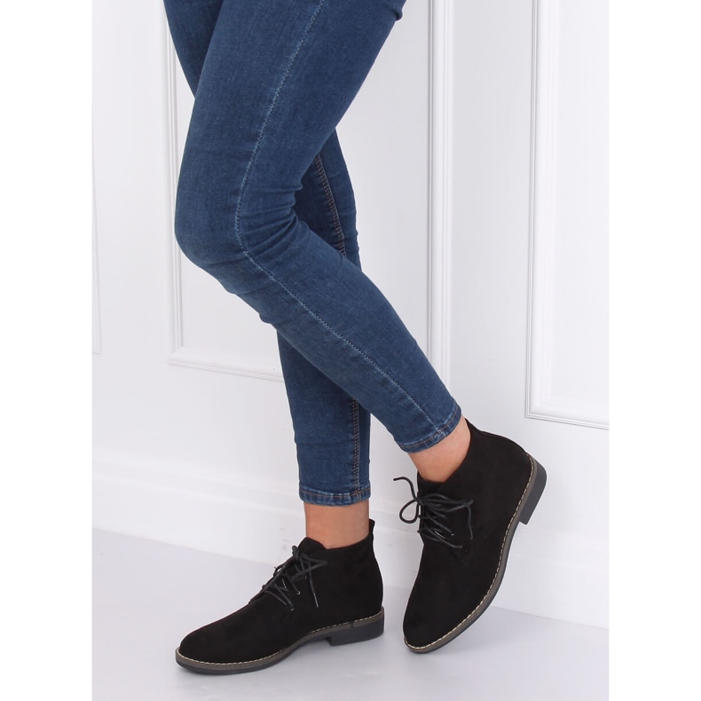 Black lace-up boots 8B977 Black 1