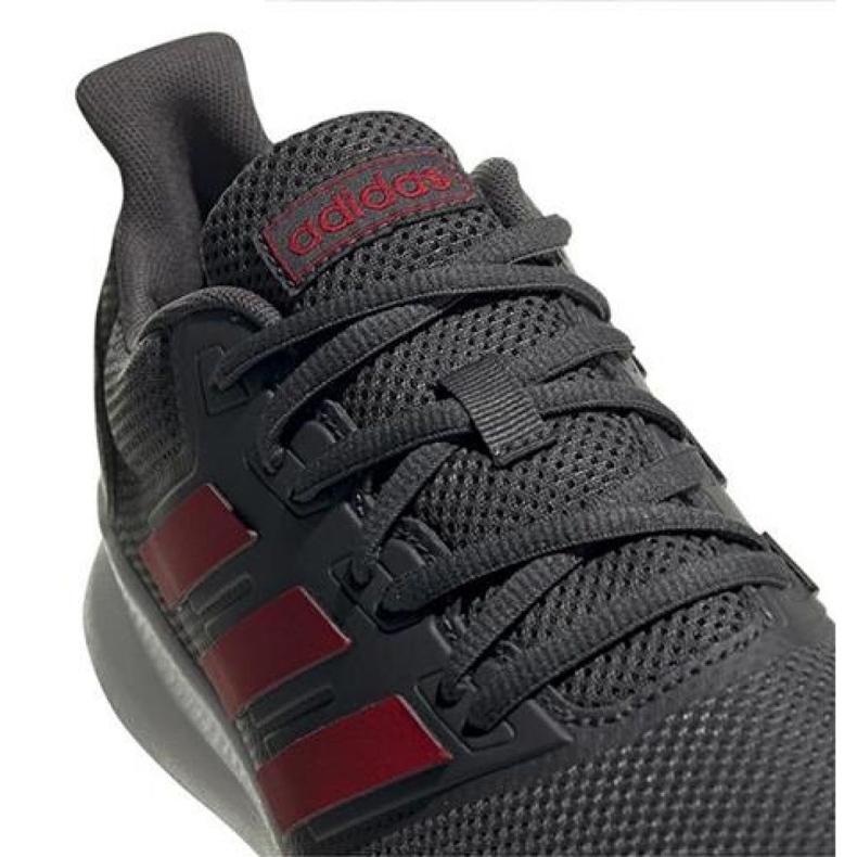 Running shoes adidas Runfalcon M EG8602 red grey 1