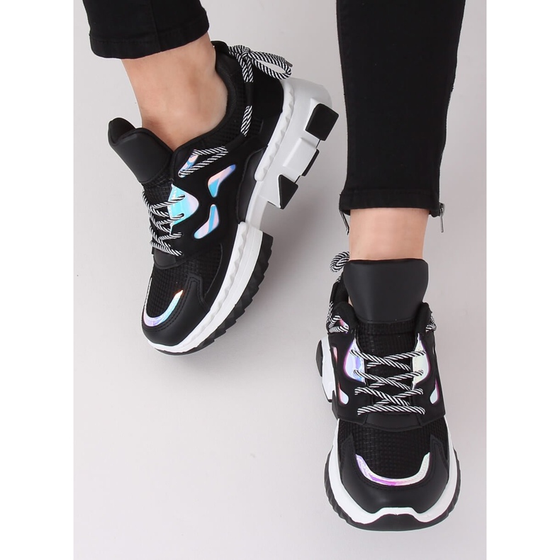 LA67P Black sneakers 1