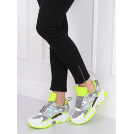 LA67P Green sneakers multicolored 2