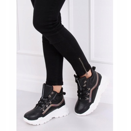 Black high-ankle sports shoes RB-3348 Black 1