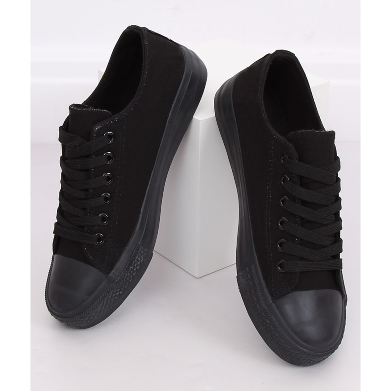 Black women's sneakers PQ-22 Black 2