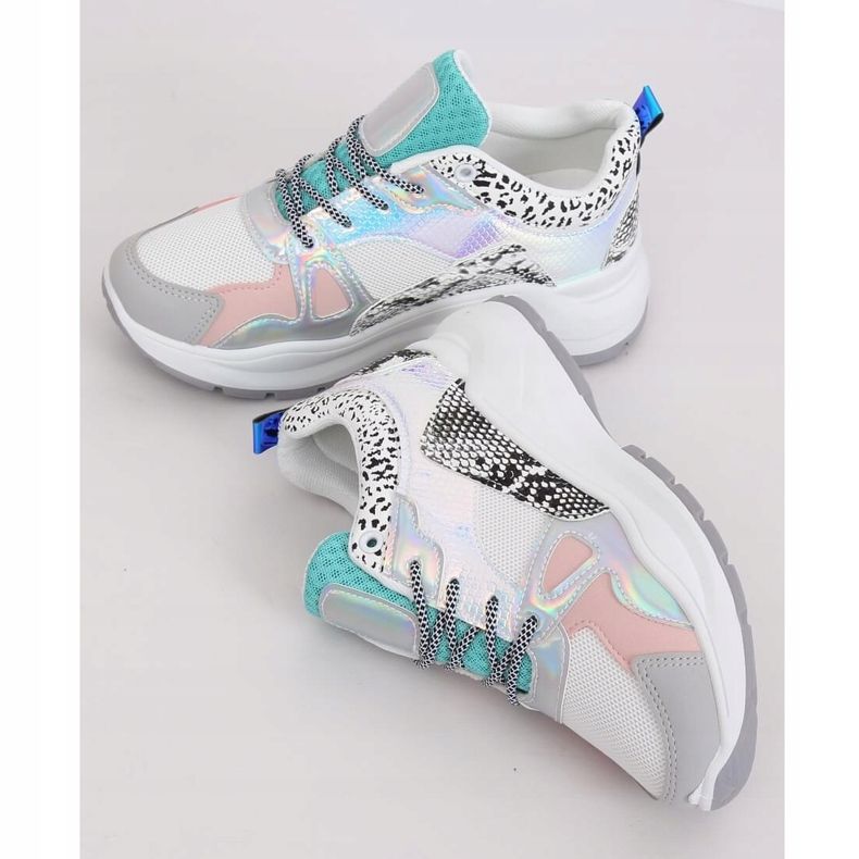 NB317P White sports shoes multicolored 1