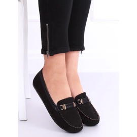 Black women's loafers FM3024 Black 1