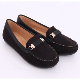Black women's loafers FM3024 Black 2