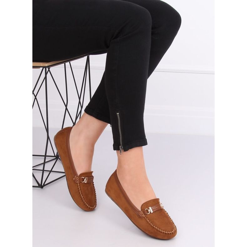 Loafers for women camel FM3024 Camel brown 1