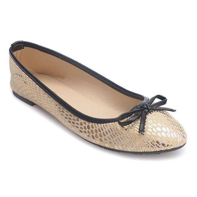 Ballerinas With Bow 15-5-4 Gold golden 1