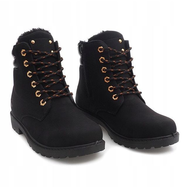 Insulated Timber boots BED01 Black 1