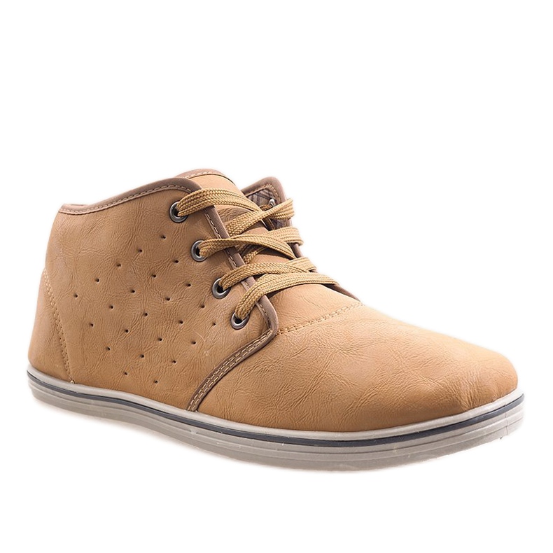 Fashionable High Sneakers TL354-1 Camel brown 1 Fashionable High Sneakers TL354-1 Camel brown 1