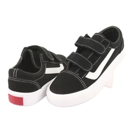 Velcro sneakers AlaVans Atletico 18081 black white 4