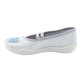 Befado hearts children's shoes 116X267 blue grey 2
