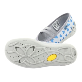 Befado hearts children's shoes 116X267 blue grey 5