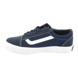 Atletico Women's sneakers tied 18081 navy blue 2 Atletico Women's sneakers tied 18081 navy blue 2